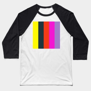 bright colorful abstract art pattern Baseball T-Shirt